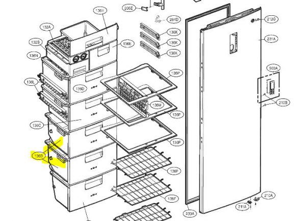 Skuffe AJP73817301