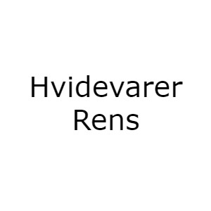 Hvidevarer rens