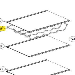 5035JA1001E Flaskehylde